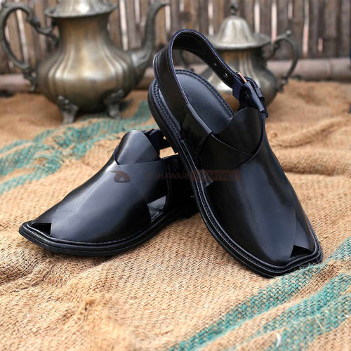 Classic Peshawari Chappal – Premium Handmade Leather