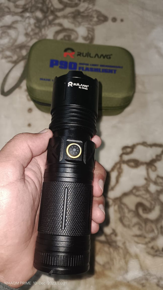 RUILANG P90 Super Light Rechargeable Flashlight