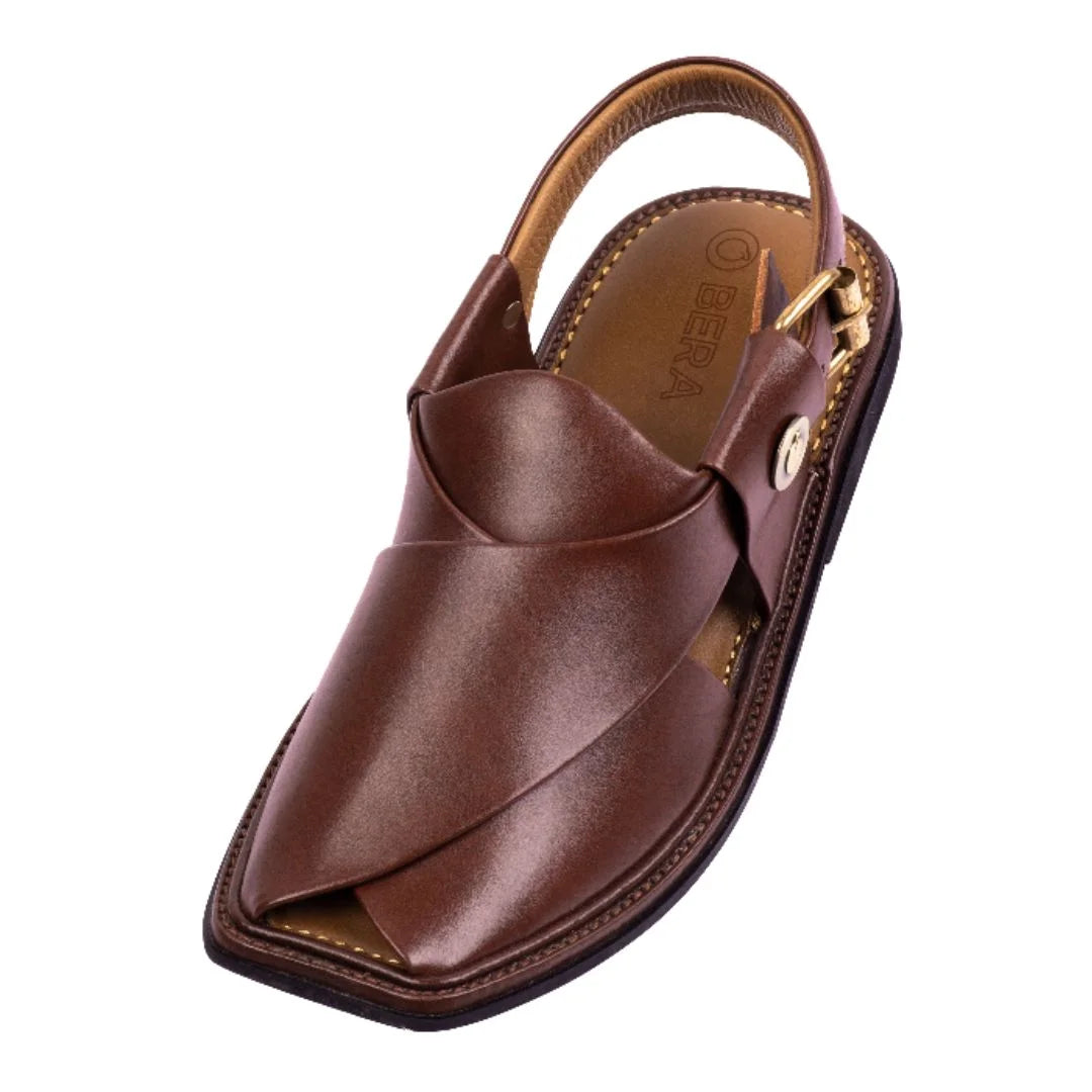 Classic Peshawari Chappal – Premium Handmade Leather
